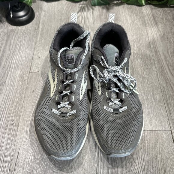 Brooks Cascadia 14 Trail Running Shoes Women's Size 9.5 B Gray  Blue Sneakers - Picture 2 of 12